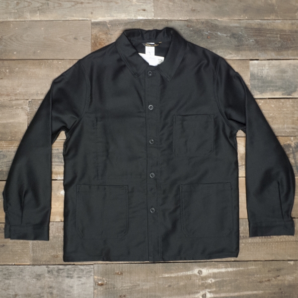 Le Laboureur Jacket 400 Moleskin Cotton Black The R Store
