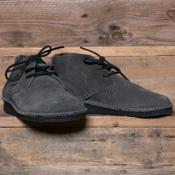 Yogi Glenn Suede Crepe Boot Charcoal The R Store