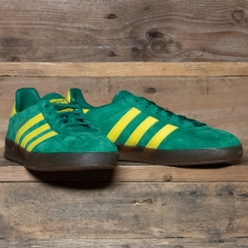 adidas gazelle green yellow