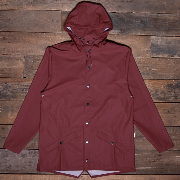 Rains Waterproof Jacket 11 Maroon – The R Store