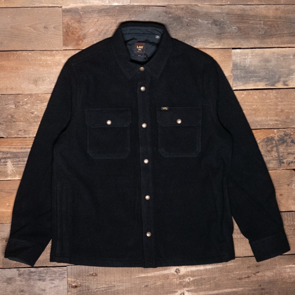 LEE 101 101 Overshirt Washed Black – The R Store
