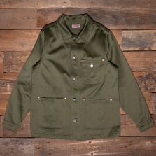 DUBBLEWARE Heavy Sateen Work Jacket Military Green