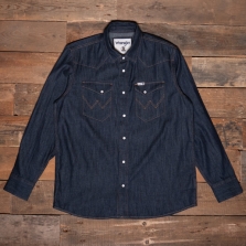 WRANGLER Blue Bell Two Pocket Shirt One Rinse Indigo